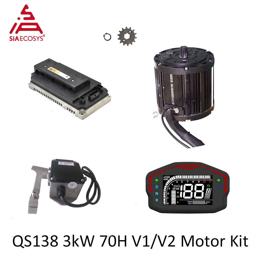 QSMOTOR QS138 3000W 72V Zestaw – Fardriver Nd72850 Controller recenzja i cena