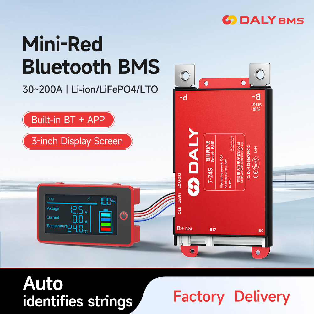 Daly Smart 3-calowy LCD BMS 30 – Smart Bms 24S 200A Bluetooth Lifepo4 recenzja i cena